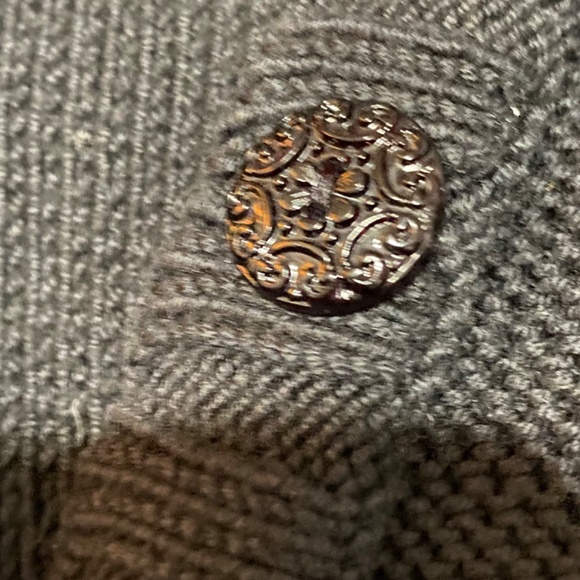 Easel cotton blend retro cropped style cardigan - Picture 13 of 16